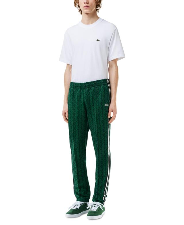 Lacoste Mens Geo Print Elastic-Waist Pants Product Image