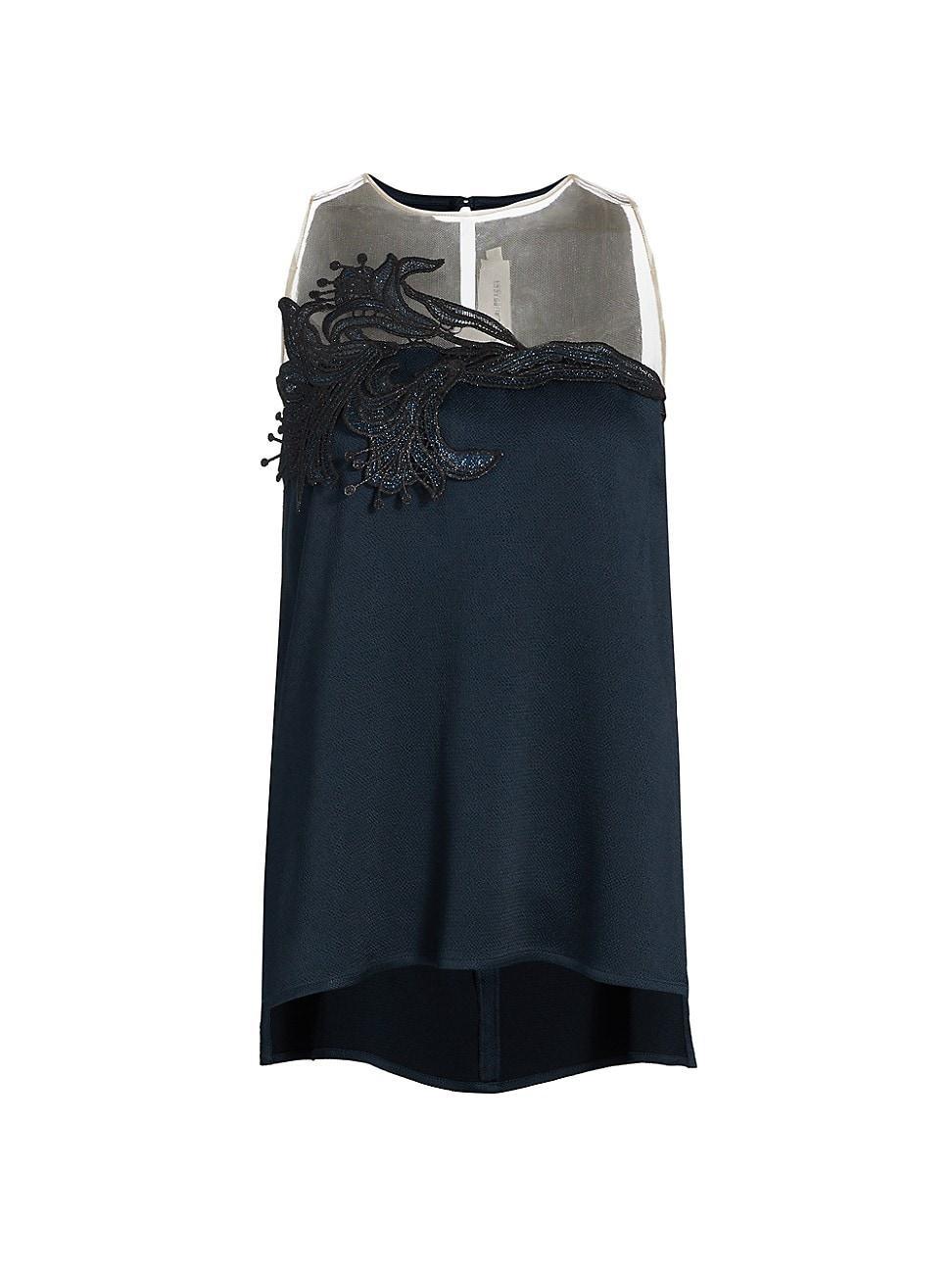 Womens Brisa Embroidered Sleeveless Blouse Product Image