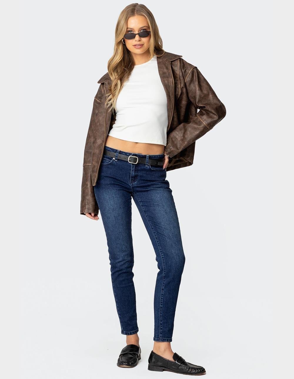 EDIKTED Rosalia Skinny Jeans Product Image