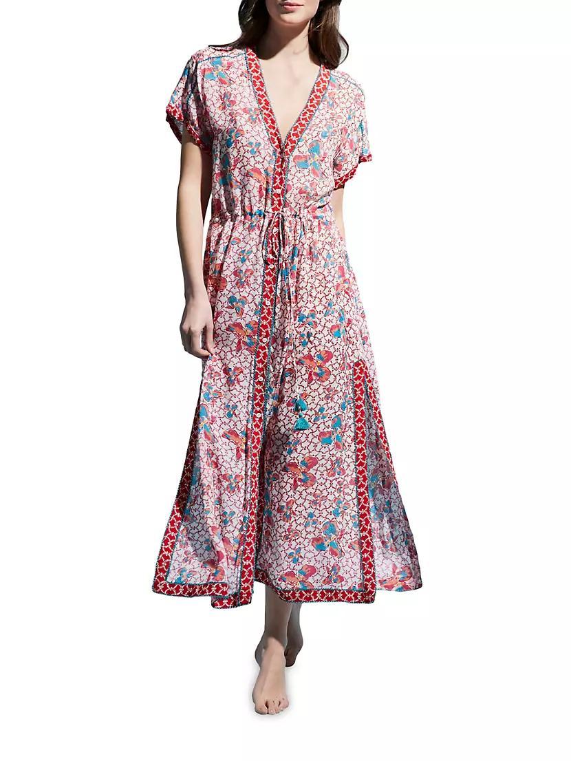 Mya Floral Midi-Dress Product Image