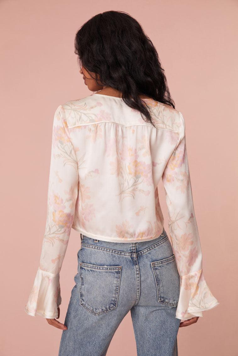 Lyndon Floral Bell Sleeve Top Product Image