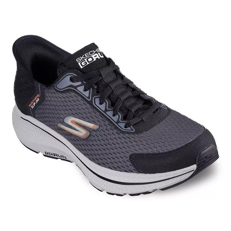 Skechers Hands Free Slip-ins GO RUN Consistent 2.0 Empowered Mens Shoes Black Grey Product Image