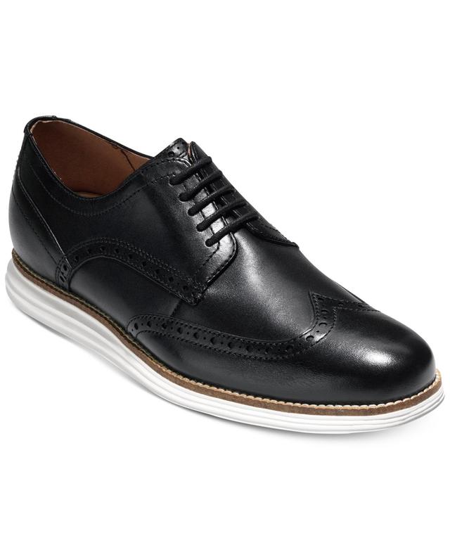 Cole Haan Originalgrand Shortwing Oxford Leather/White) Men's Shoes Product Image