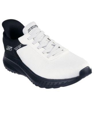 Skechers Mens Slip-ins: Bobs Sport Squad Chaos Memory Foam Casual Sneakers from Finish Line - Black Product Image