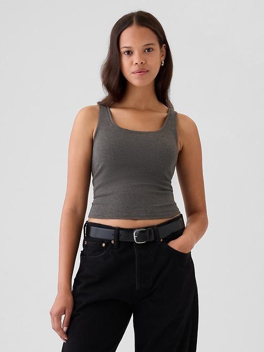 Modern Cropped Tank Top Product Image