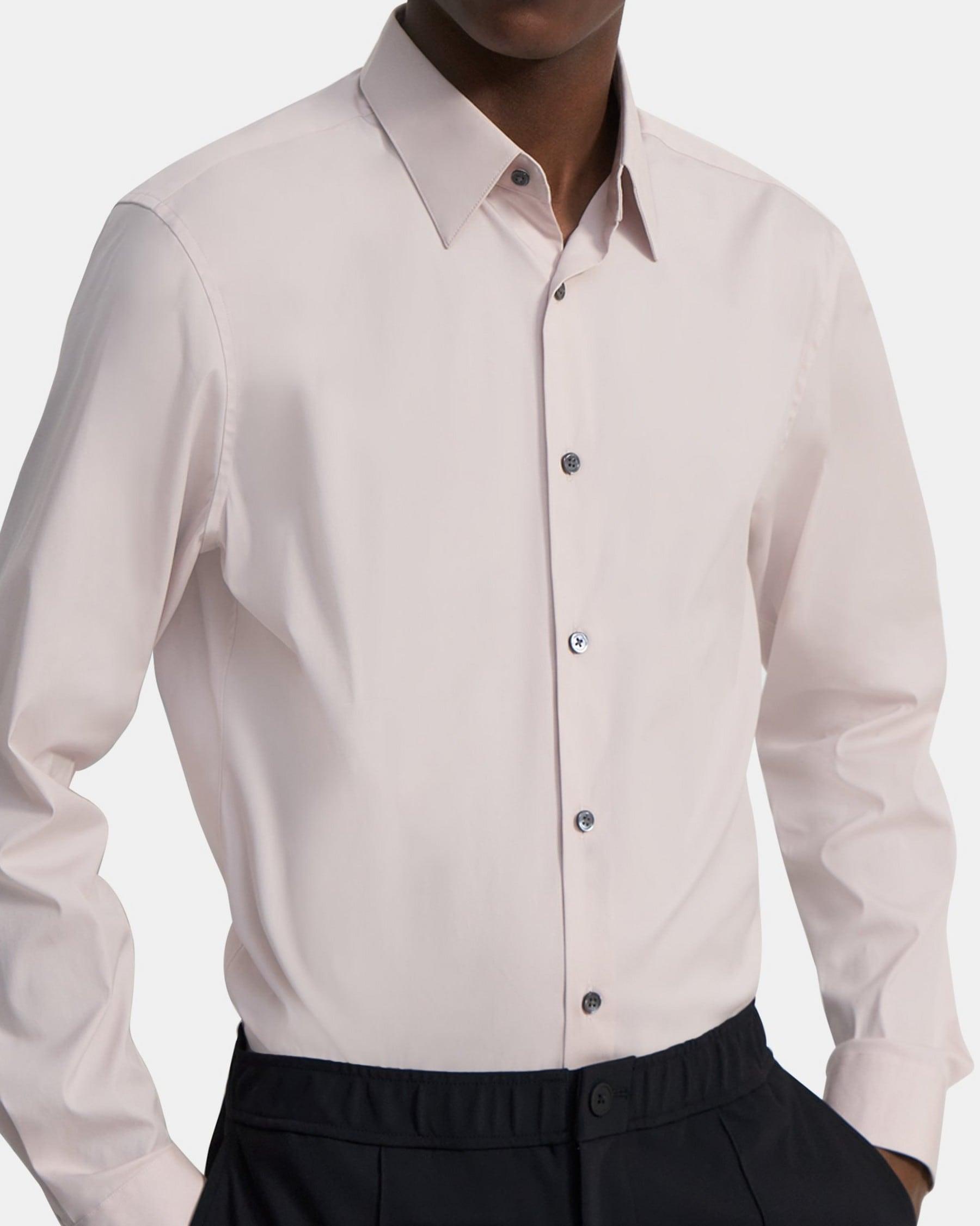 Tailored Shirt In Stretch Cotton Product Image