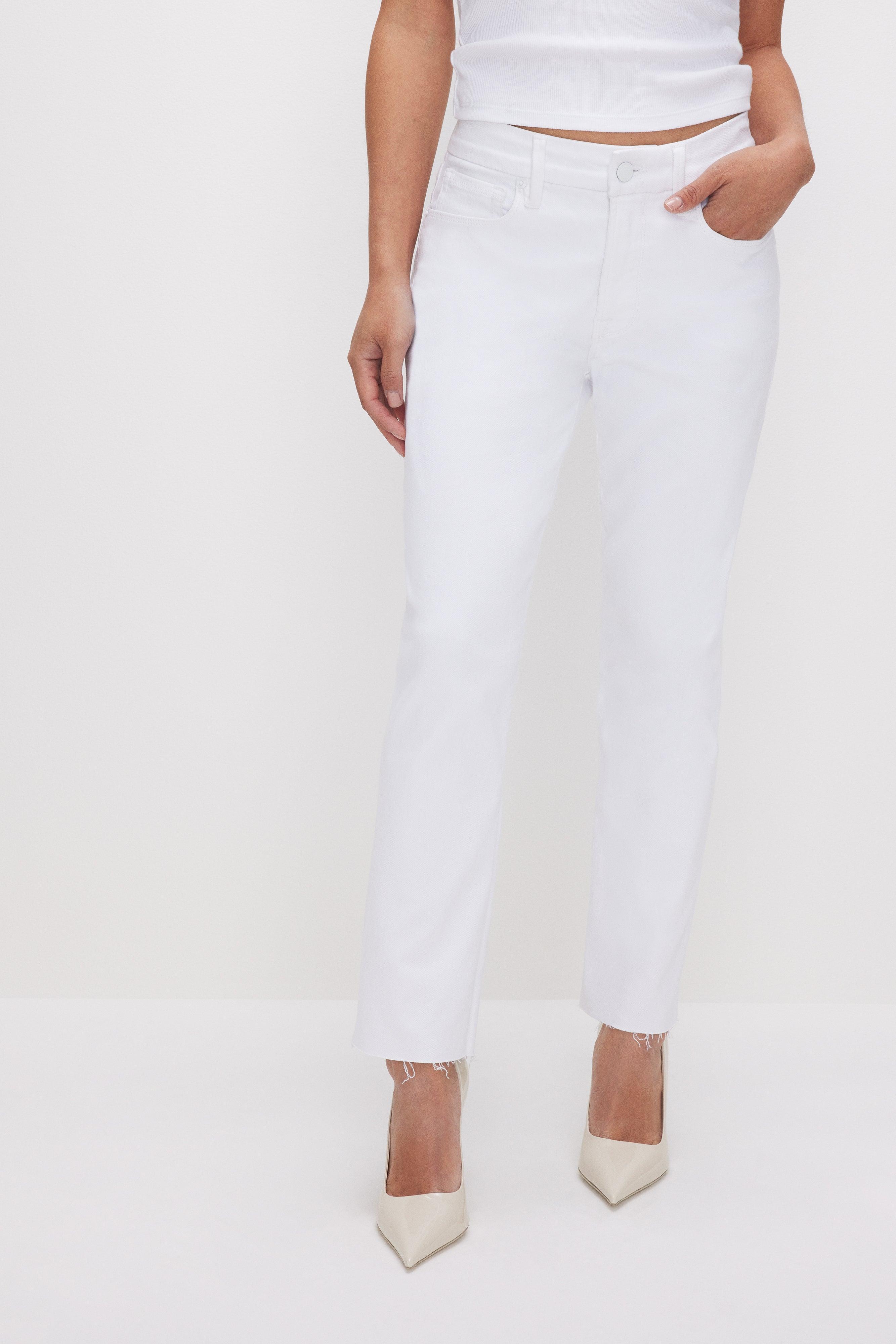 GOOD PETITE STRAIGHT JEANS | WHITE037 Product Image