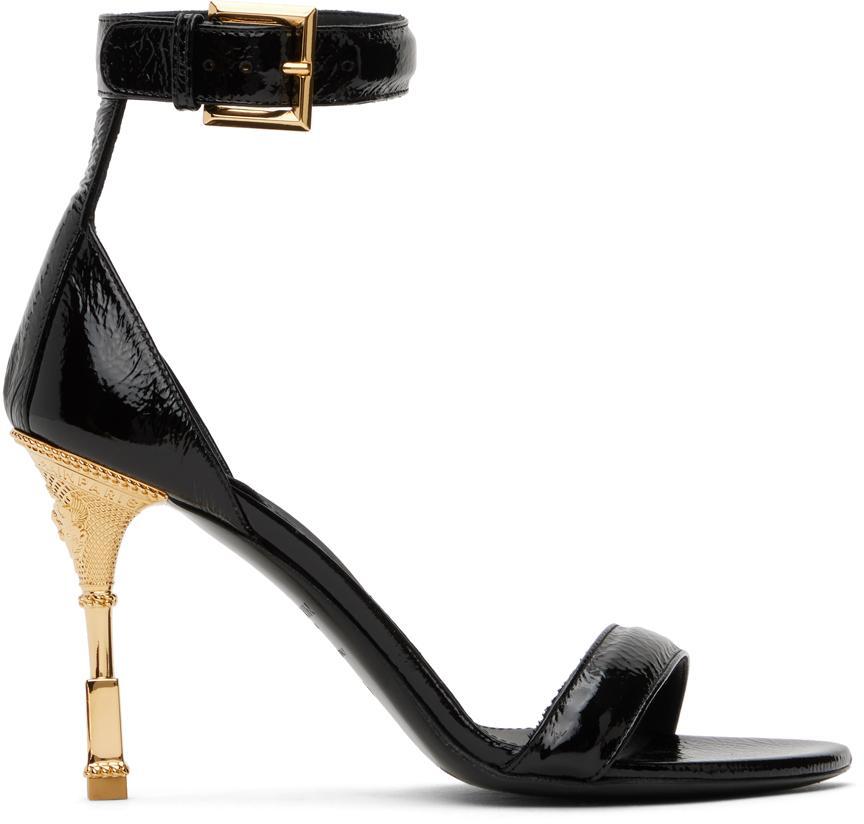 Black Moneta Heeled Sandals In 0pa Noir Product Image