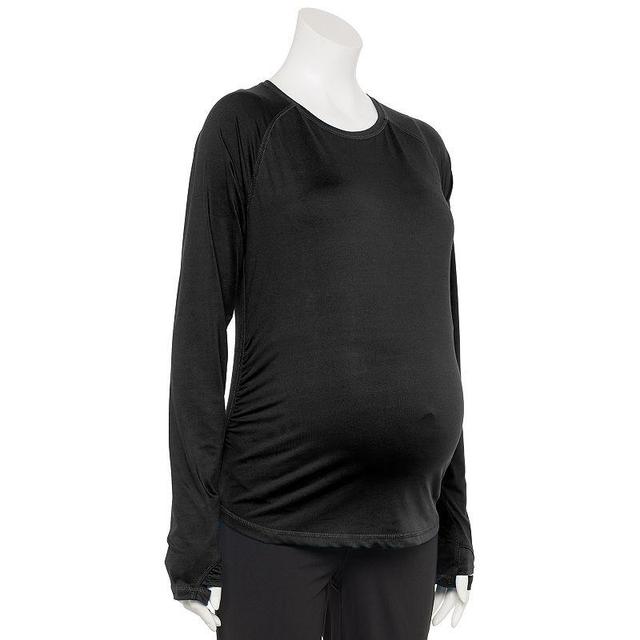 Maternity Tek Gear Dry Tek Long Sleeve Tee, Womens Product Image