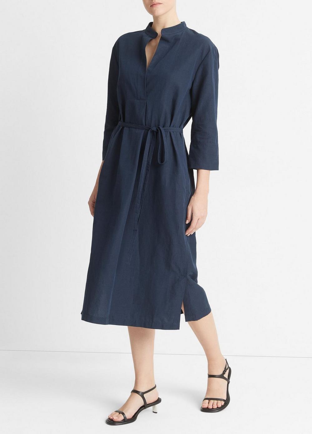 Band-Collar Pullover Dress Product Image