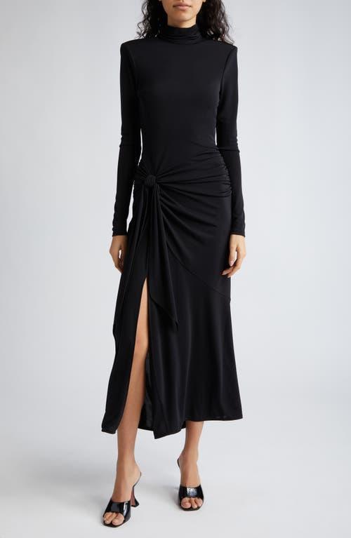 Cinq  Sept Johnson Side Ruched Long Sleeve Jersey Dress Product Image