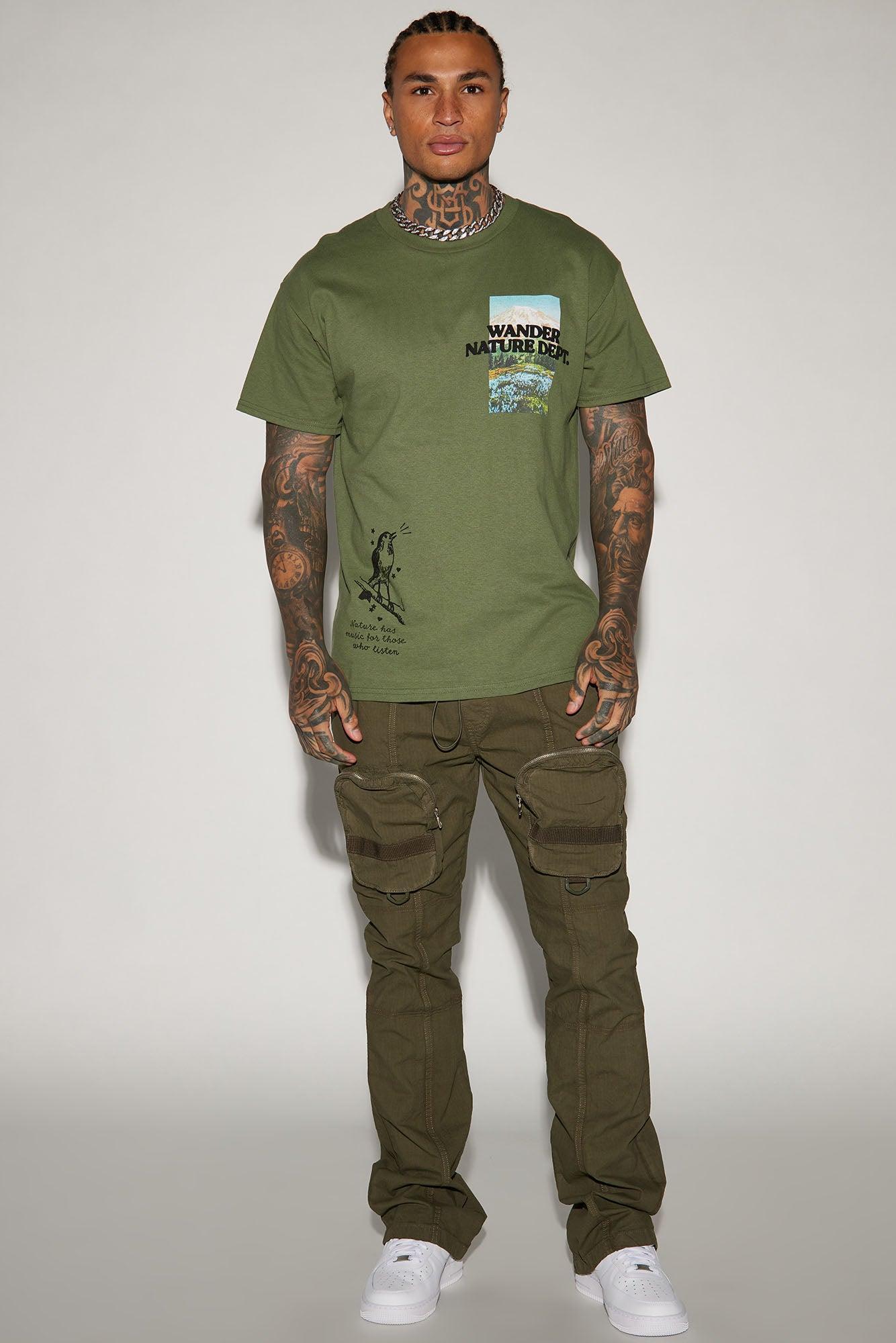 Wander Nature Dept. Short Sleeve Tee - Sage Product Image