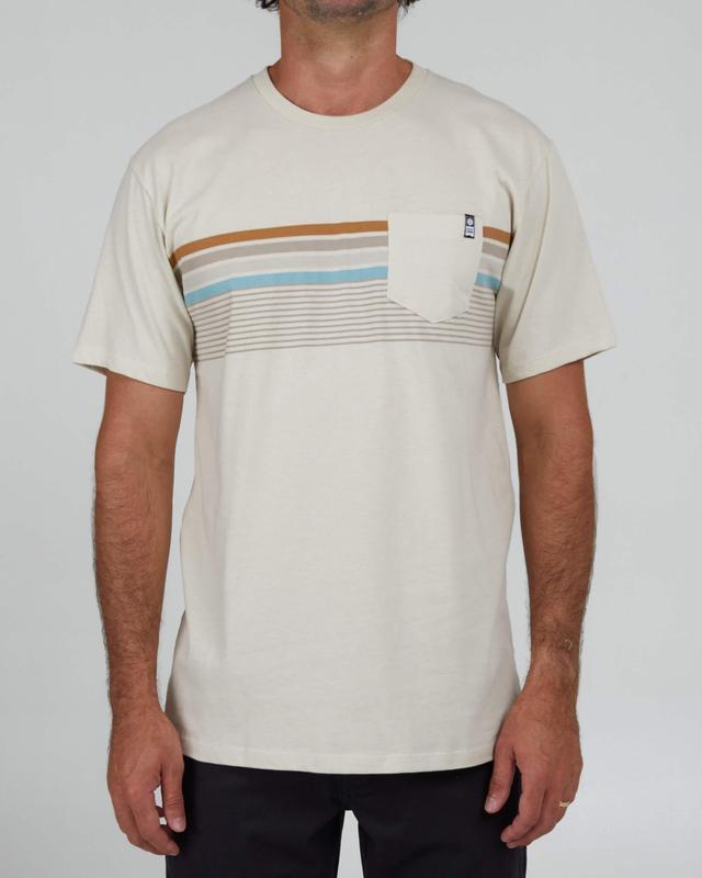 Lineup Stripe Premium S/S Tee - Bone Product Image