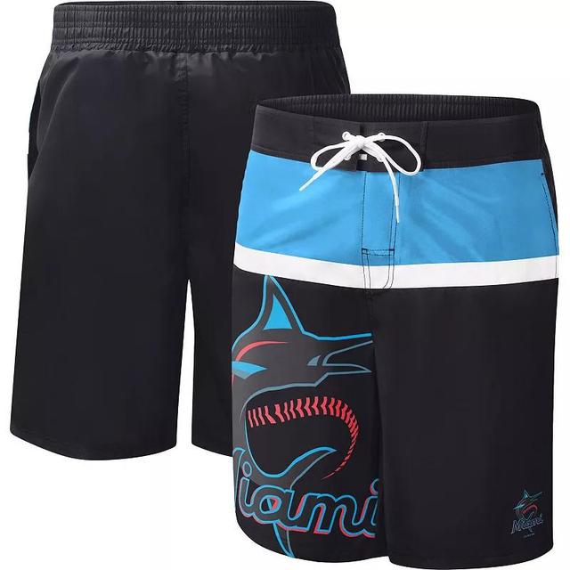 Mens G-III Sports by Carl Banks Miami Marlins Sea Wind Swim Shorts Product Image