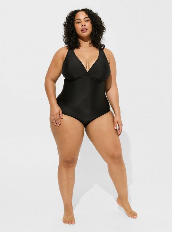 Wireless Triangle One Piece Swimsuit Product Image