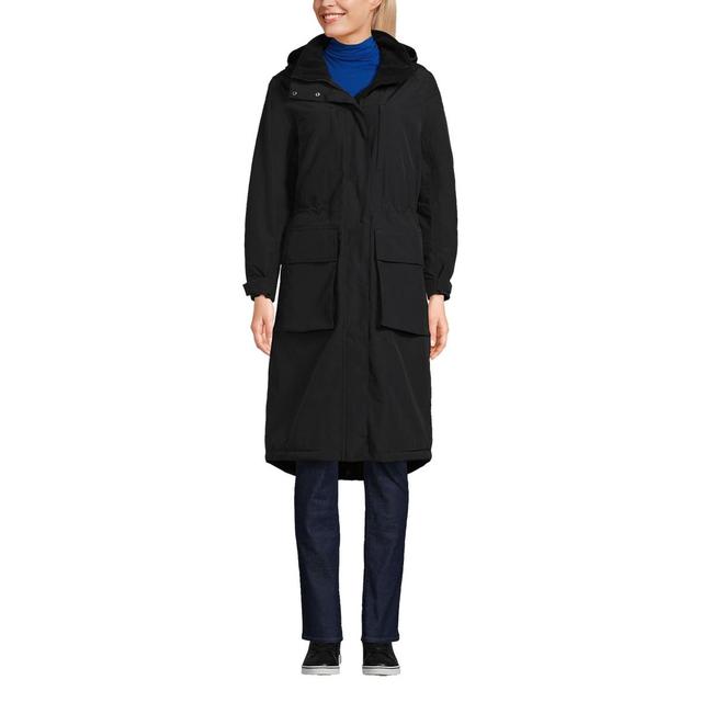 Womens Tall Lands End Squall Waterproof Insulated Winter Stadium Maxi Coat Product Image