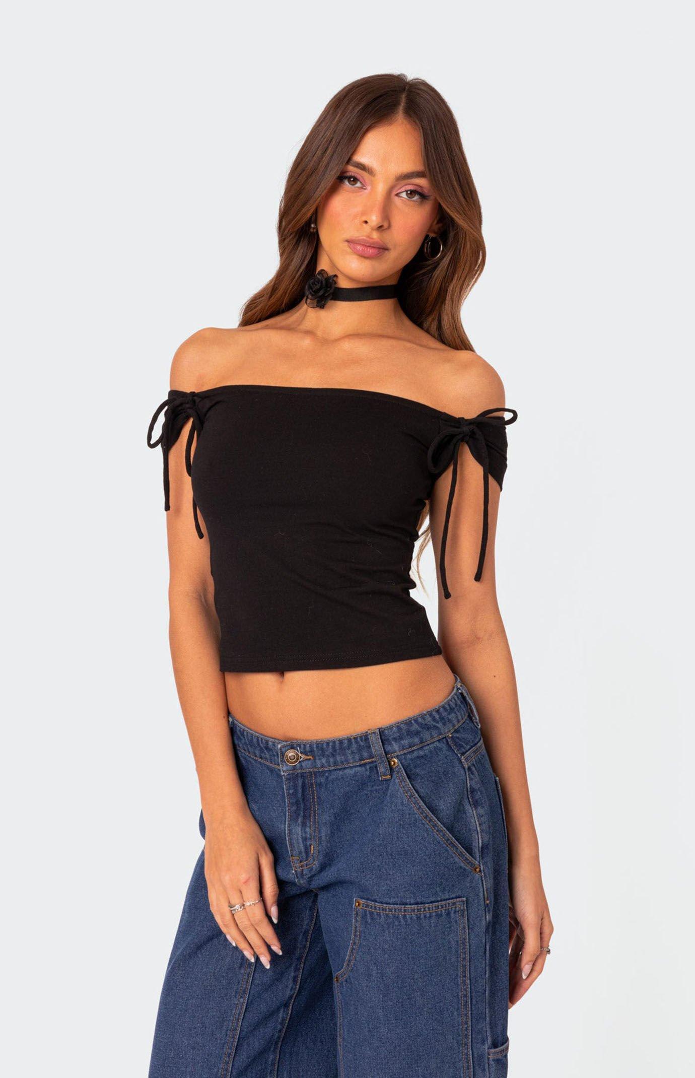 Edikted Women's Jess Off Shoulder Top Product Image