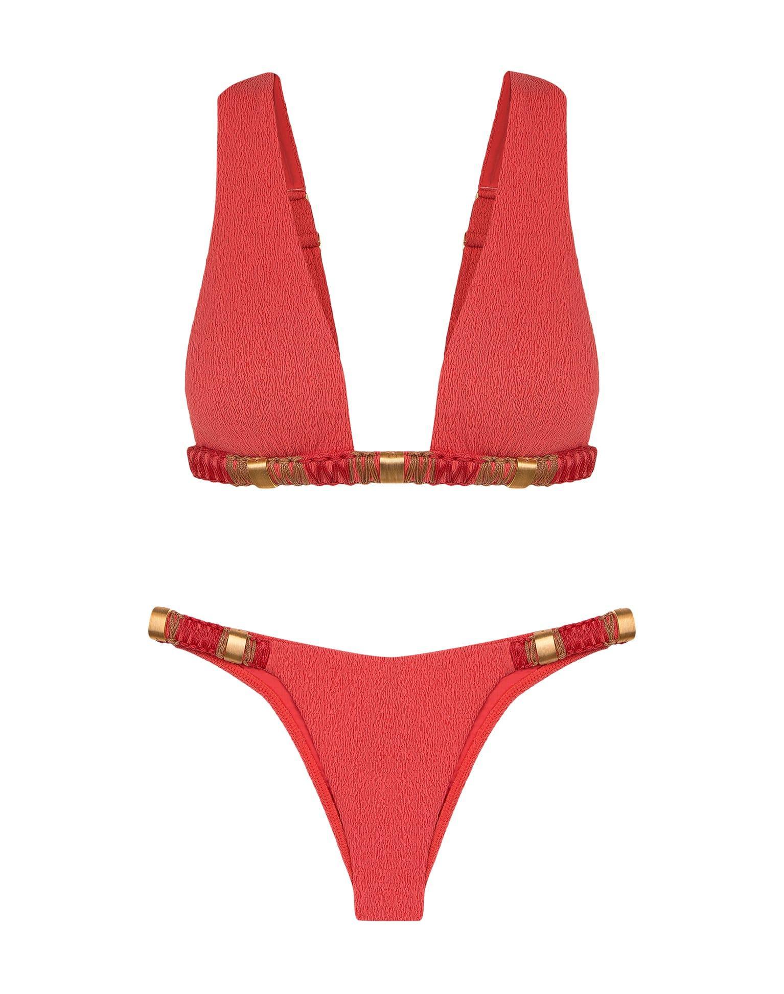 Firenze Sally Parallel Tri Top - Raspberry Product Image