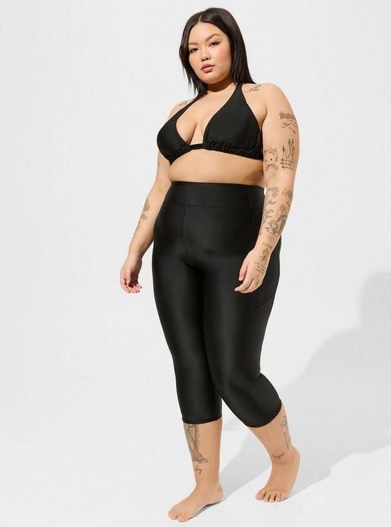 Pocket Capri Swim Legging Product Image