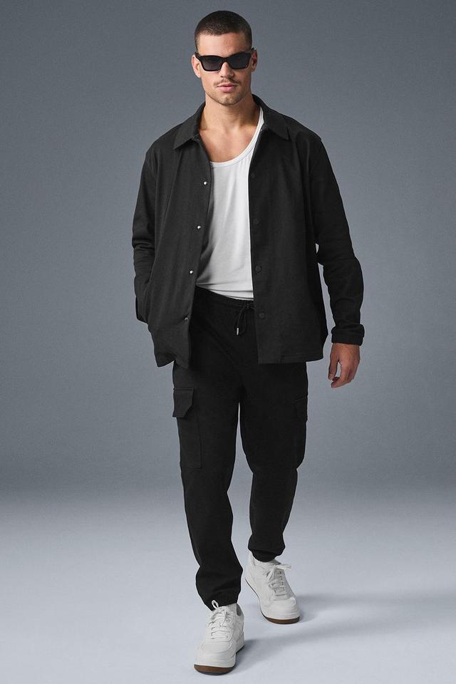 Edition Sueded Jacket - Black Male Product Image