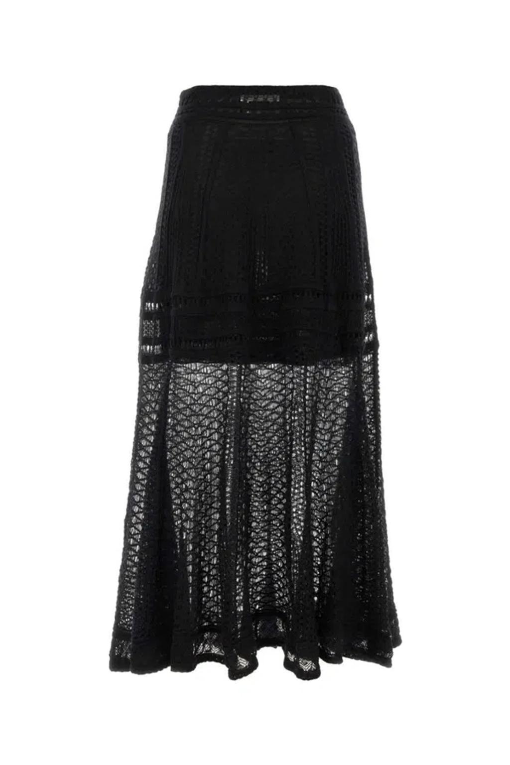 Woman Black Skirts Product Image