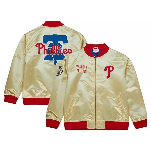 Mens Mitchell & Ness Philadelphia Phillies OG 2.0 Lightweight Satin Full-Zip Jacket Product Image