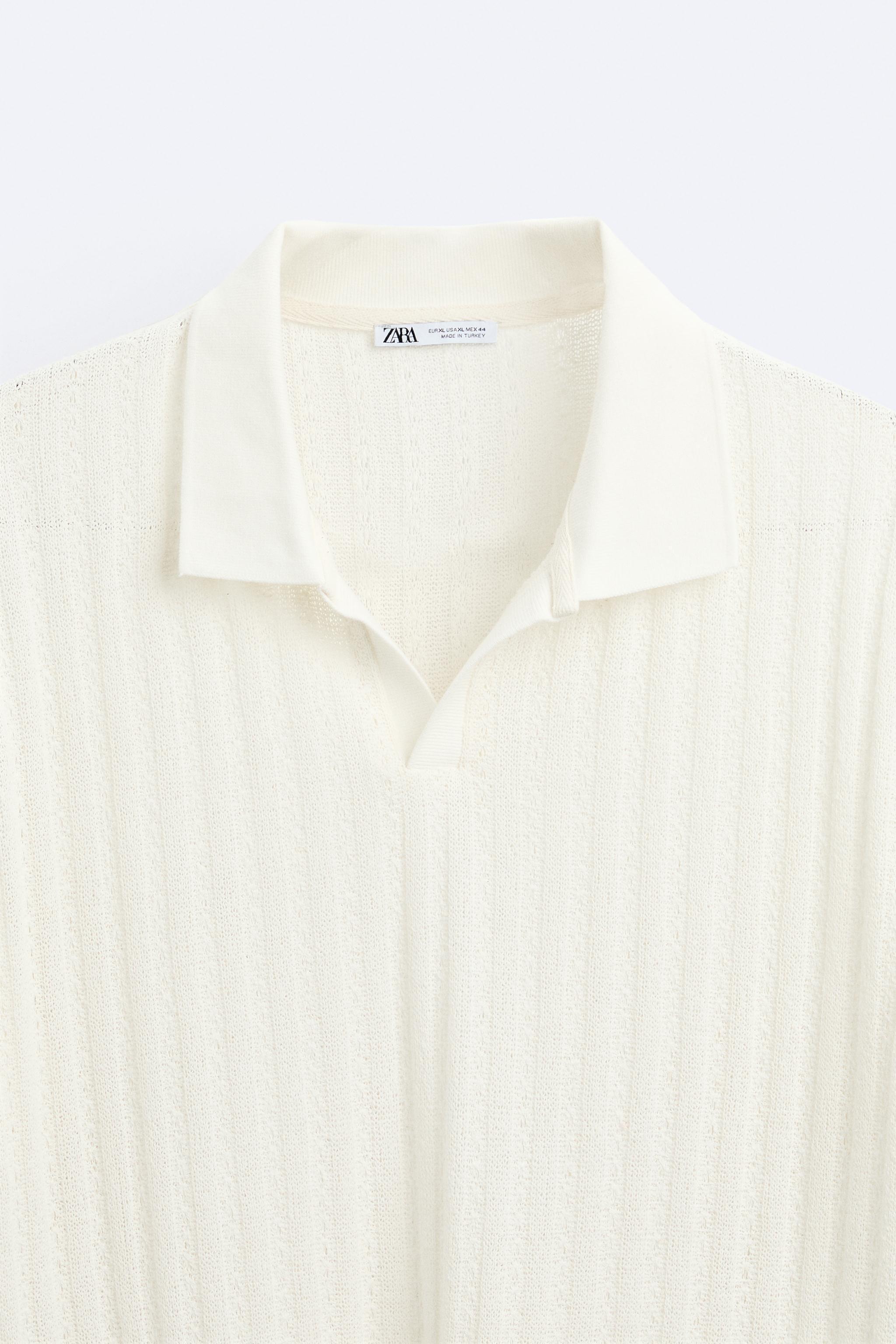 TEXTURED STRIPED POLO Product Image