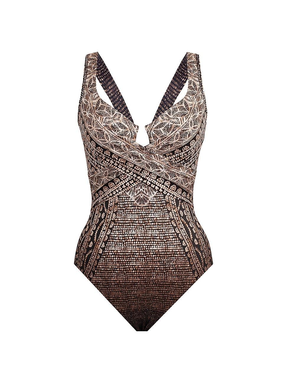 Womens Cappadocia Cappadocia Crisscross Escape One-Piece Swimsuit Product Image