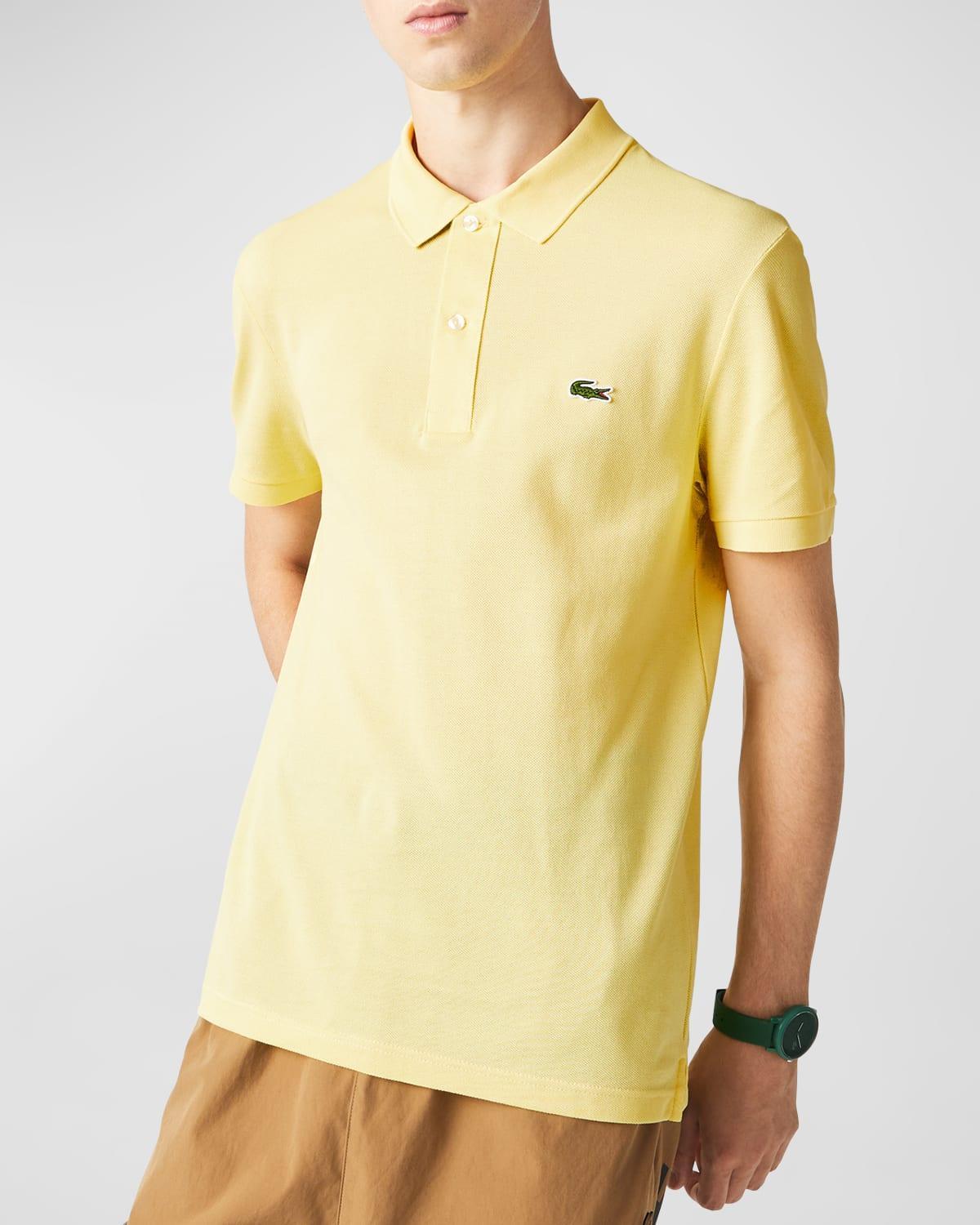 Lacoste Short Sleeve Slim Fit Pique Polo Men's Short Sleeve Pullover Product Image