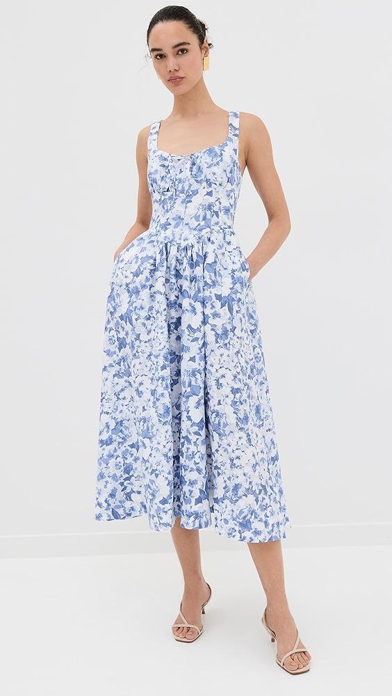 Reformation Baila Linen Dress | Shopbop Product Image