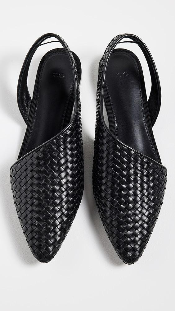 CO Asymmetrical Slingback Flats | Shopbop Product Image