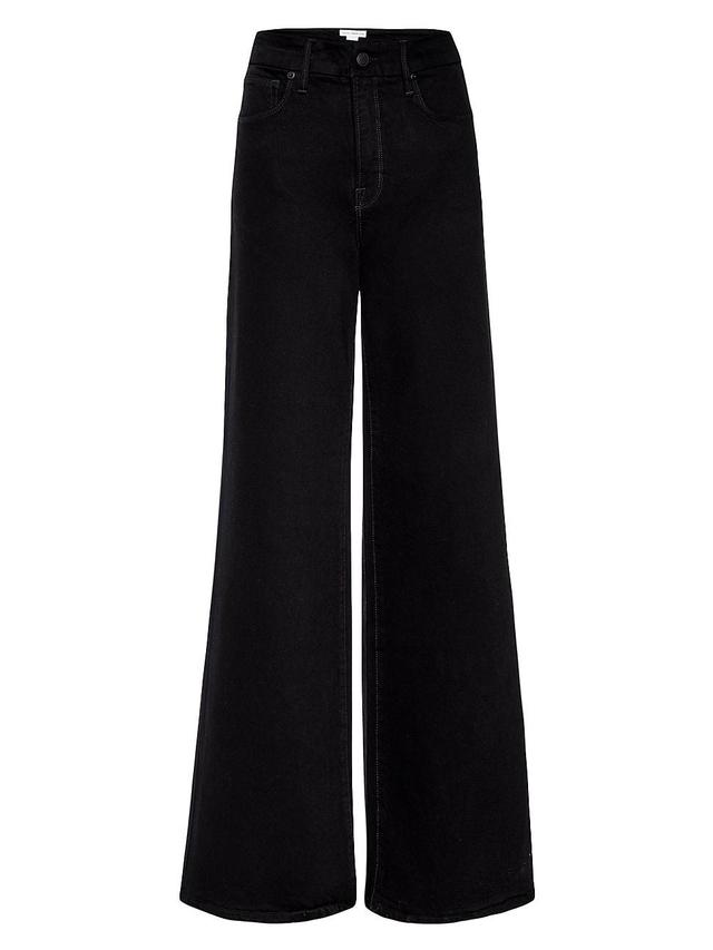 Womens Velvet Wide-Leg Pant Product Image