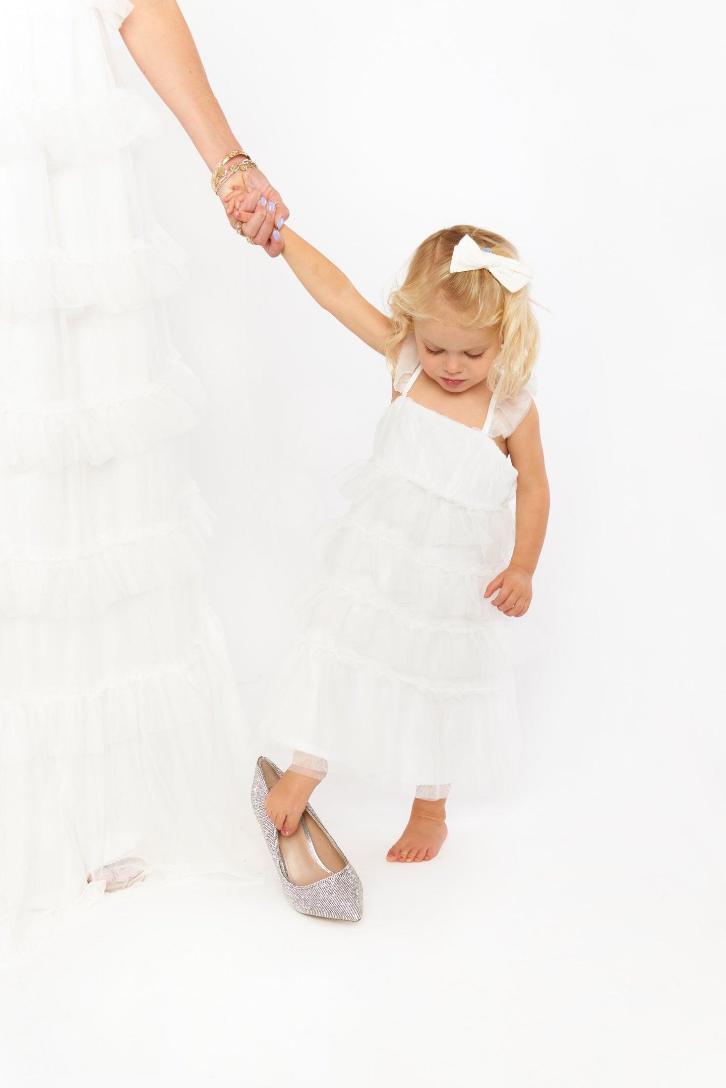 Little Fairytale Dress ~ White Tulle Kids Product Image