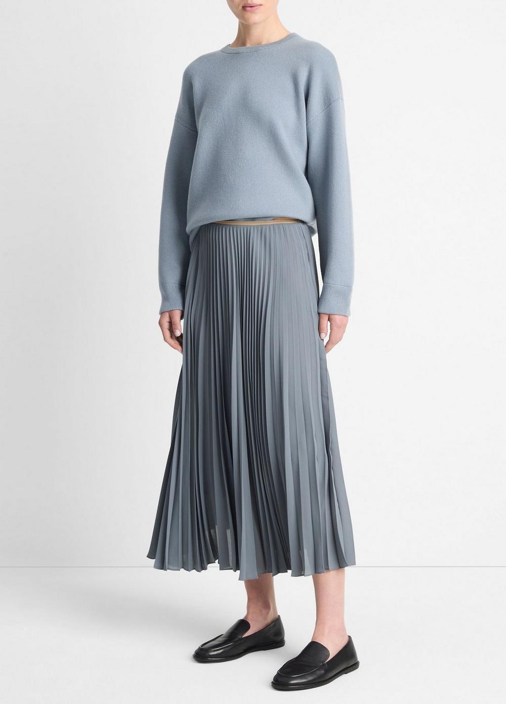 Draped Pleated Skirt Product Image