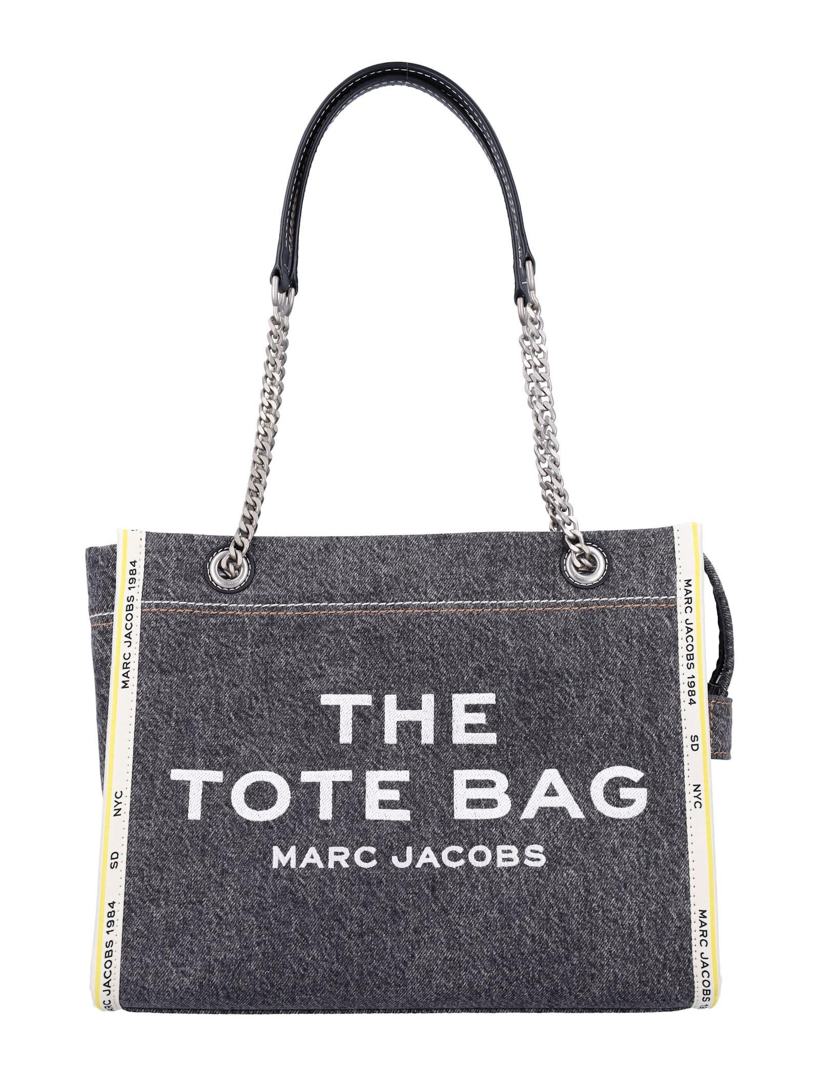 MARC JACOBS The Medium Tote Bag In Grey Product Image