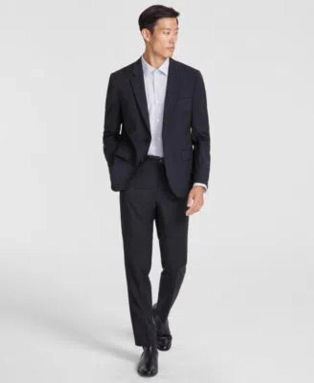 HUGO BOSS Hugo By  Mens Modern Fit Wool Blend Suit In Dark Gray Product Image