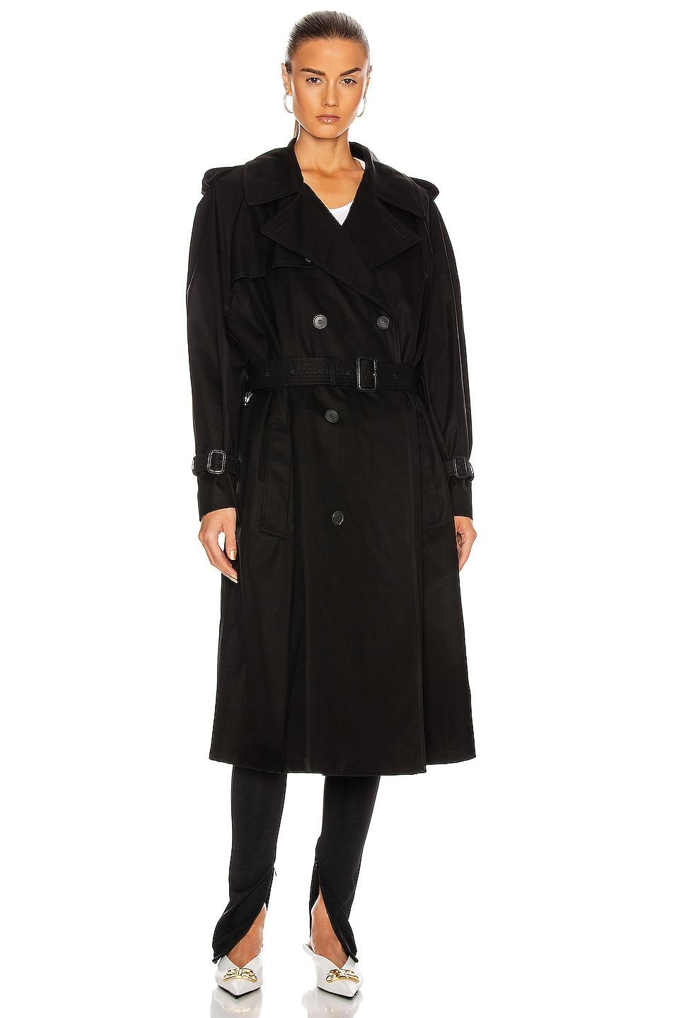 WARDROBE.NYC Trench Coat in Green Product Image