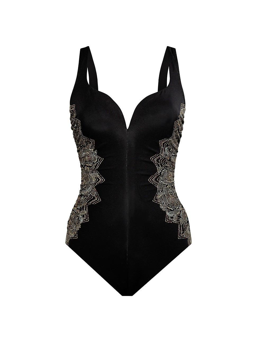 Womens Petal Pusher Temptress One-Piece Swimsuit Product Image