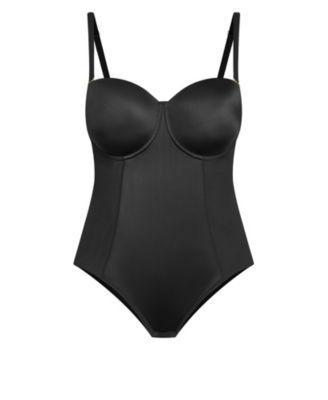 City Chic Womens Smooth & Chic Strapless Bodysuit Product Image