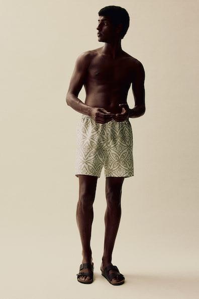 Patterned Swim Shorts Product Image