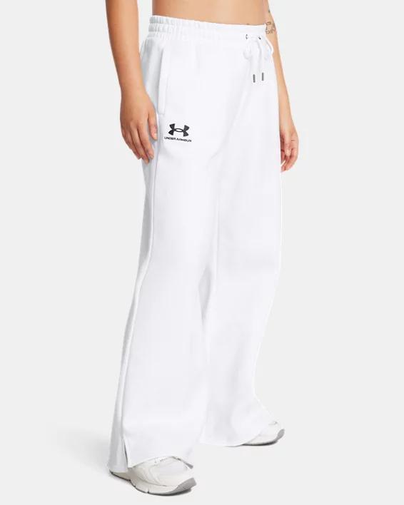 Womens UA Icon Fleece Wide Leg Pants Product Image