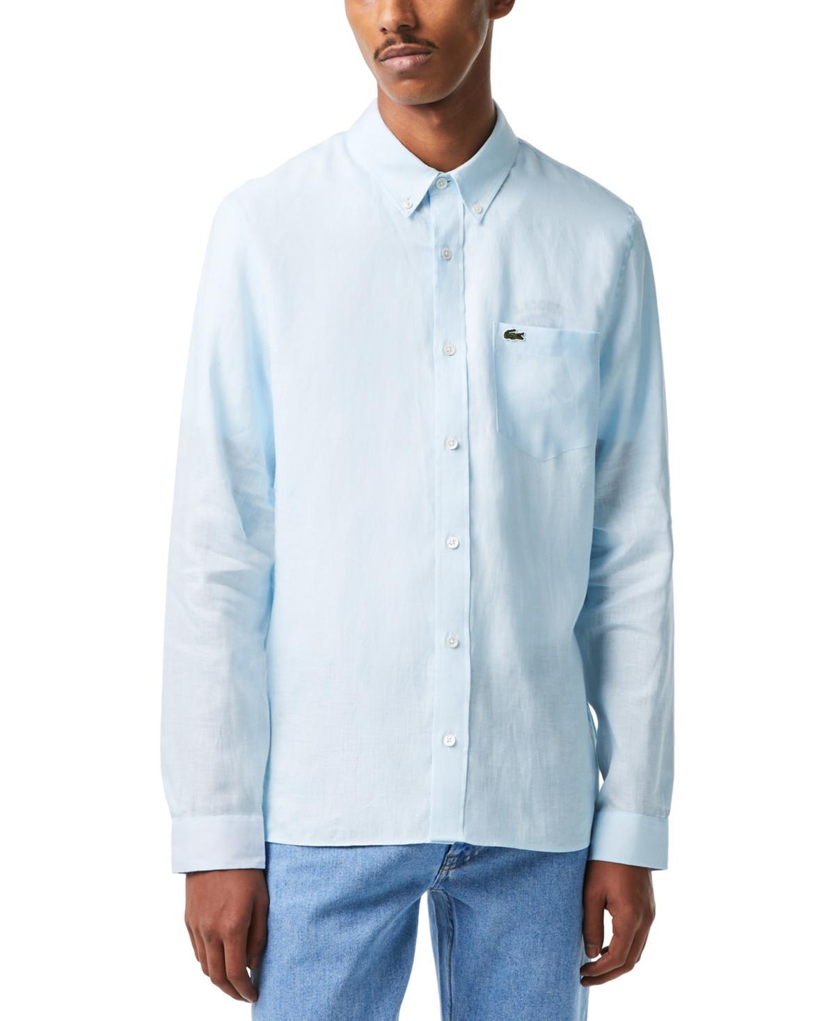 Mens Linen Button-Down Shirt Product Image