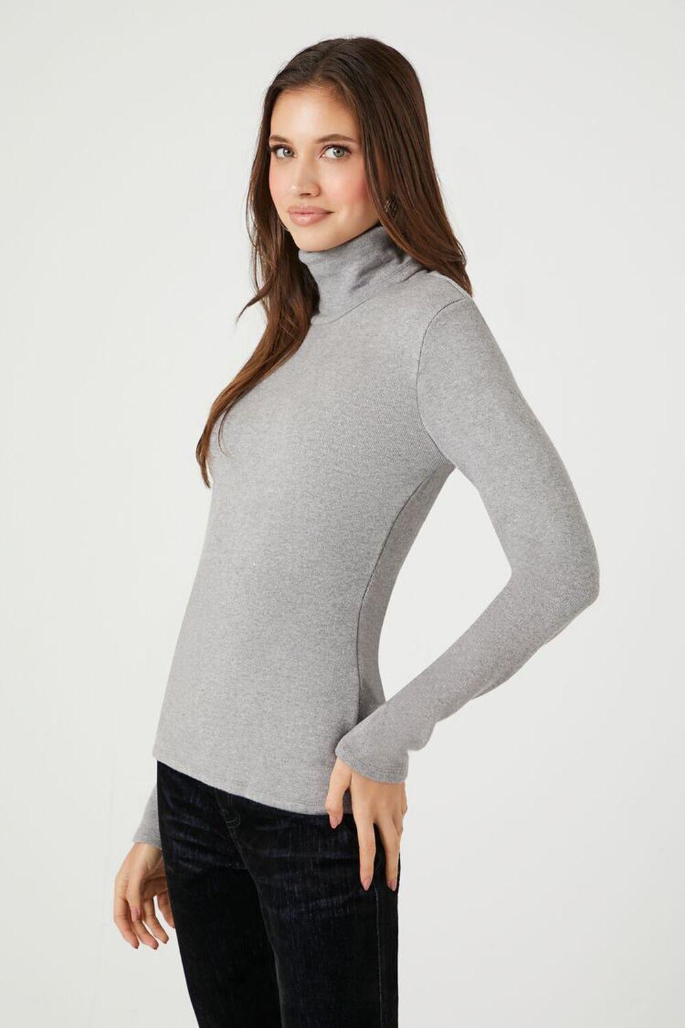 Turtleneck Long-Sleeve Top | Forever 21 Product Image