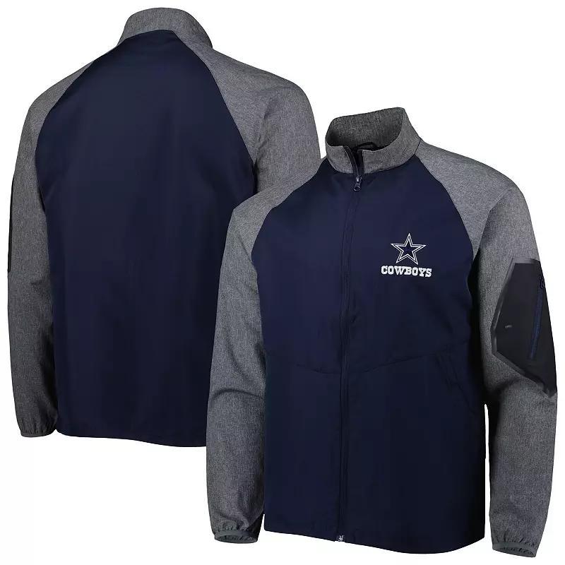 Mens Dunbrooke Dallas Cowboys Hurricane Raglan Full-Zip Windbreaker Jacket Blue Product Image