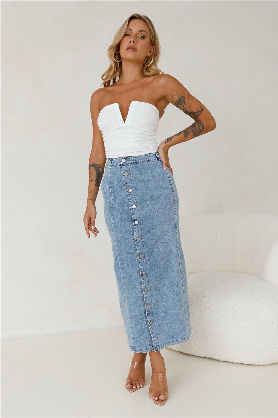 Hot Date Night Strapless Mesh Crop Top White Product Image