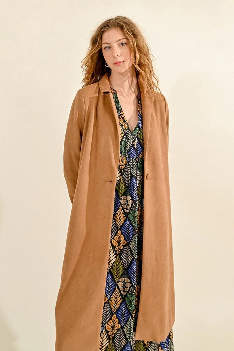 Long Suede Coat product image