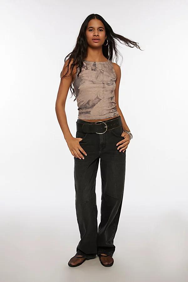 BDG Logan Buckle Baggy Boyfriend Jean Product Image