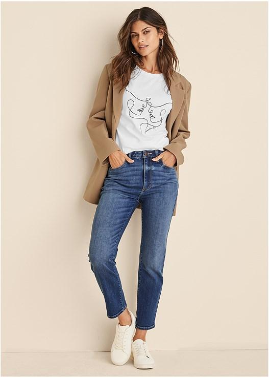 Audrey Straight Leg Jeans Product Image