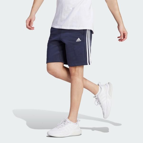 Essentials Fleece 3-Stripes Shorts Product Image