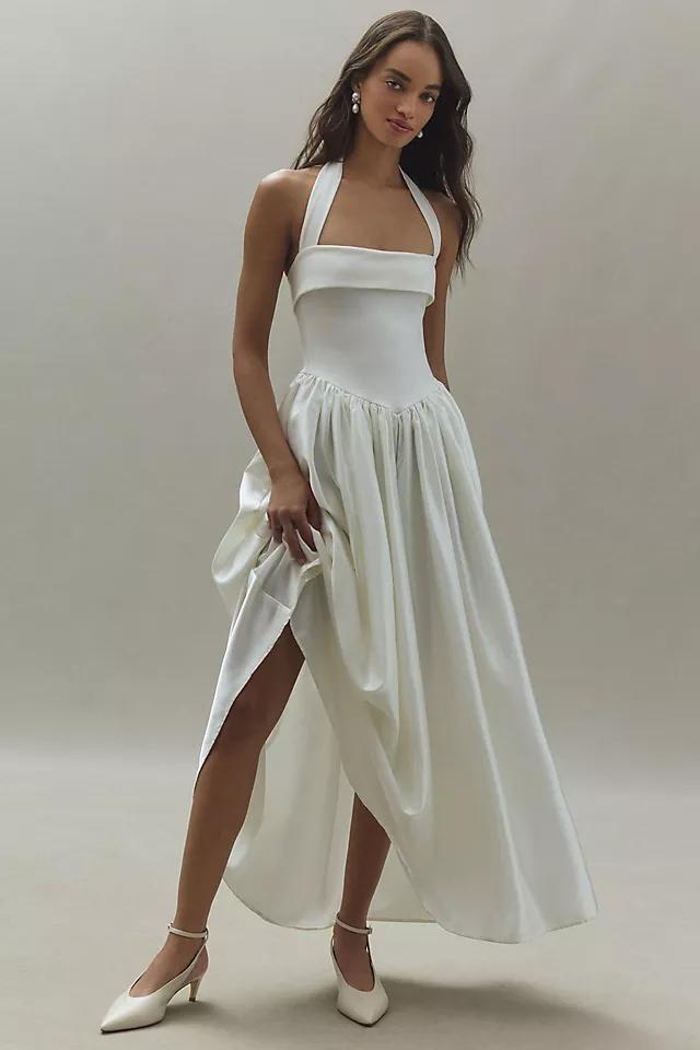 Delfi Collective Megan Halter Drop-Waist Maxi Dress Product Image